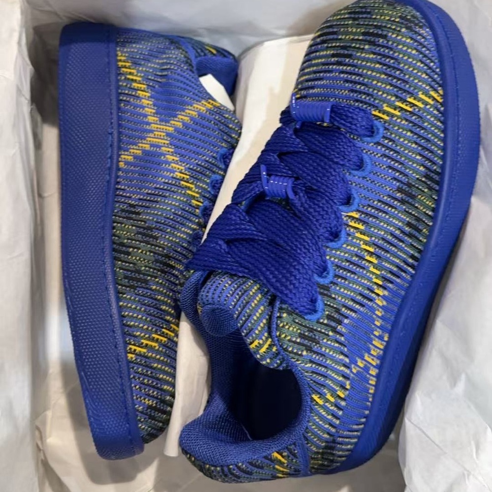 Burberry Checked Knitted box Sneakers